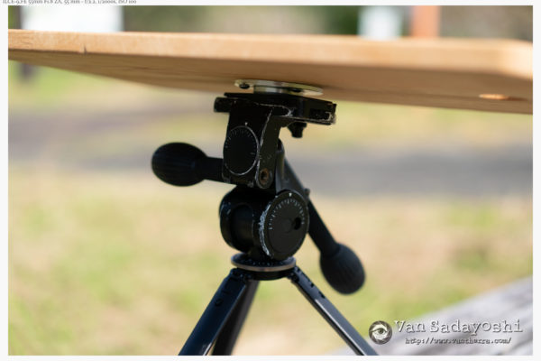 首可動式撮影台があると便利