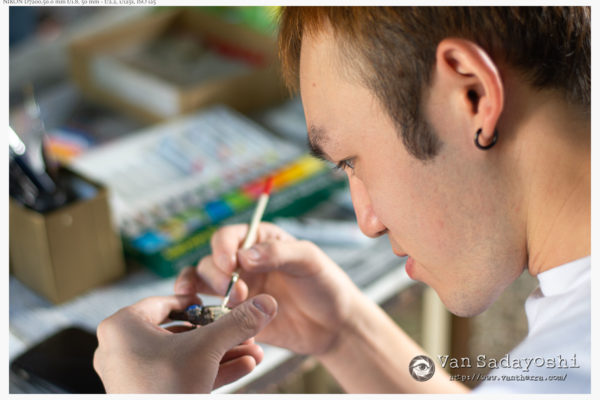 50mmかつちゃんと寄る。