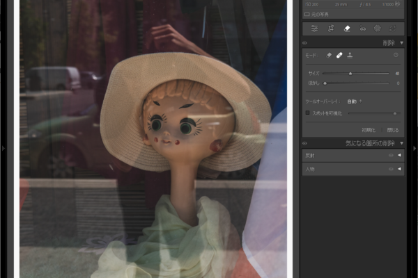 Lightroomに反射の除去が正式採用された